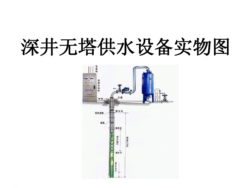 郯城县井泵无塔式供水设备